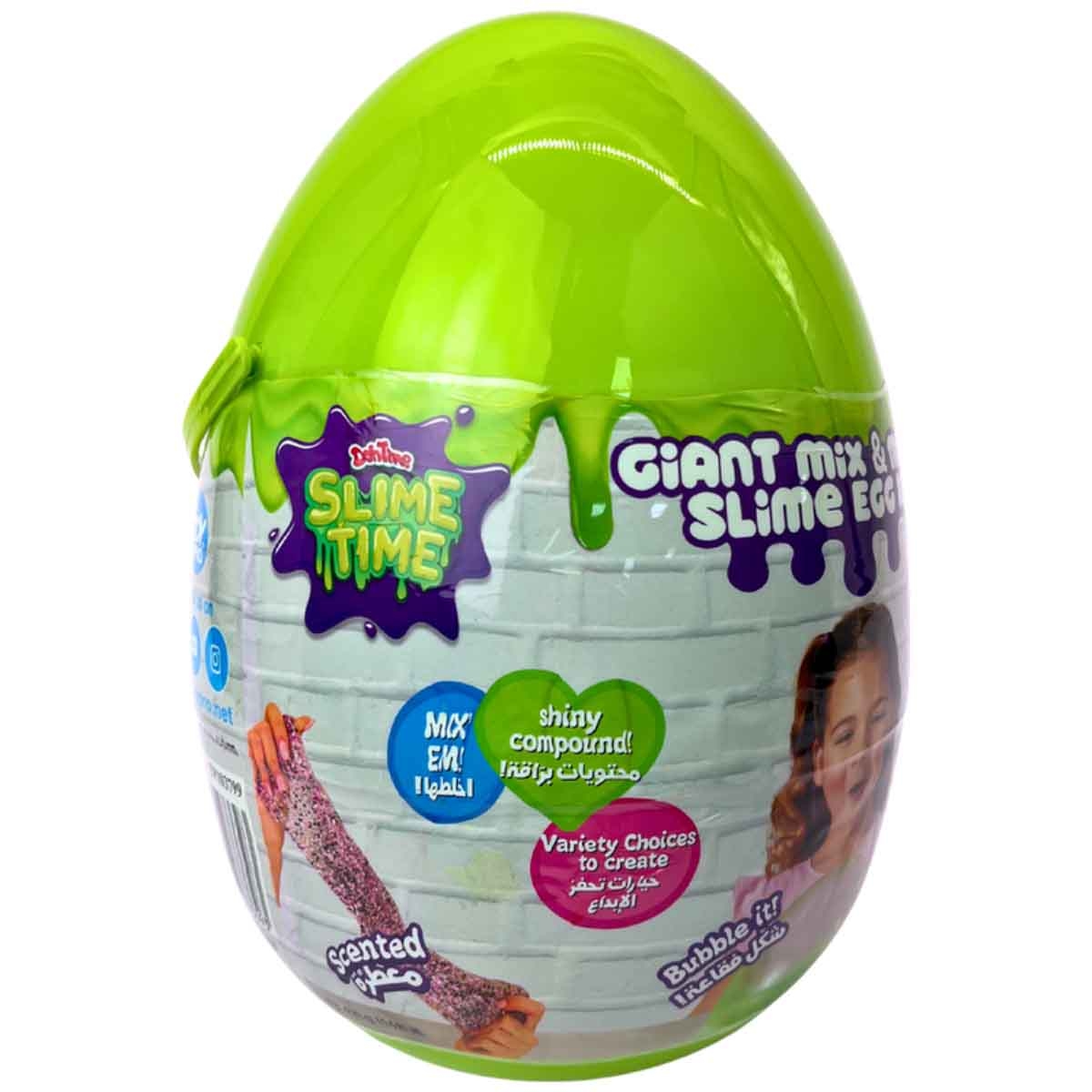 سلايم تايم مجموعة سلايم بيضة عملاقة مزيج ودمج، للجنسين، للأعمار من 3 إلى 4 سنوات