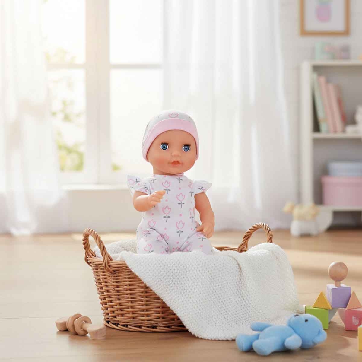 Dolls World 15″ Baby Tinkles Drink and Wet Baby Doll Girls, 3-4 Years