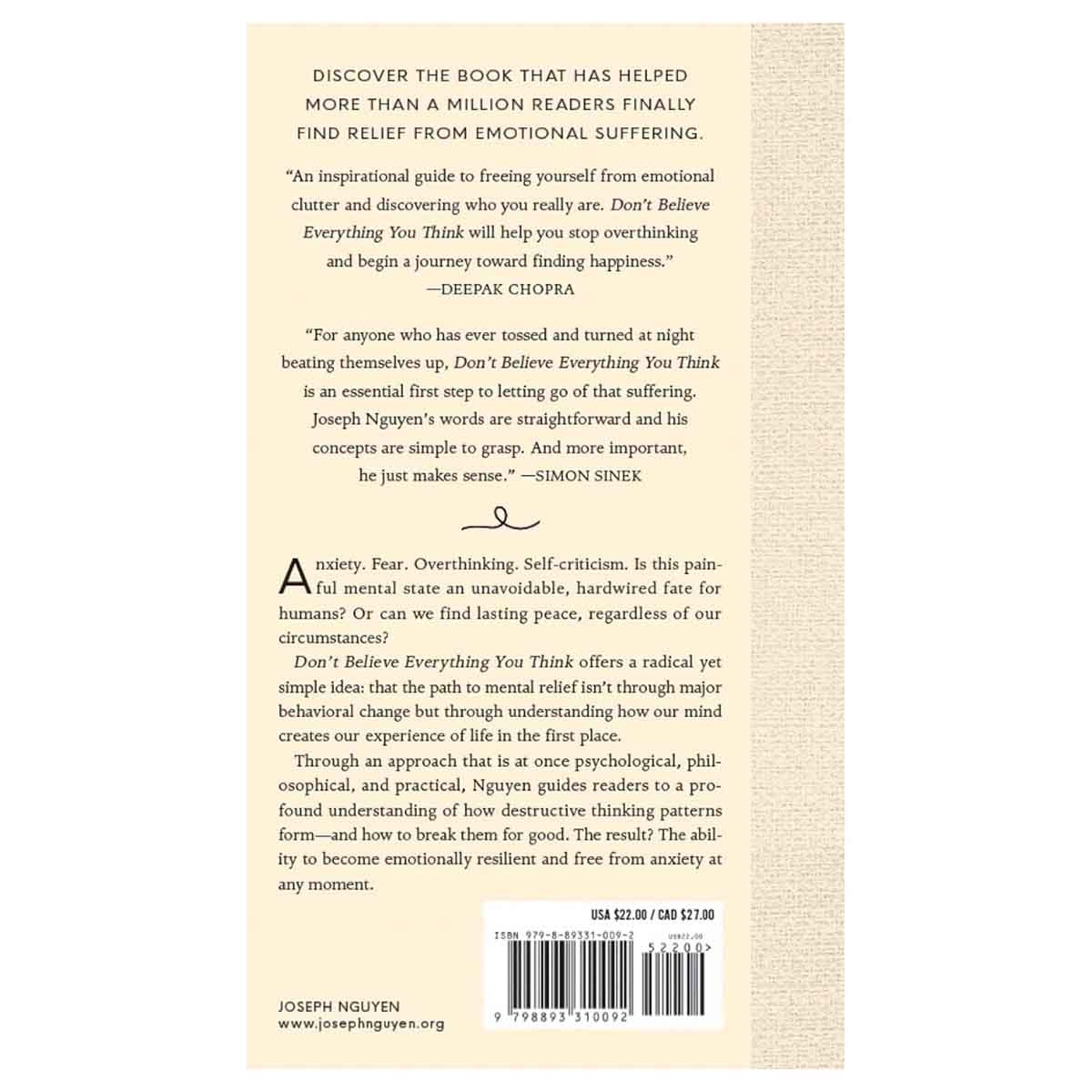 Don't Believe Everything You Think (Expanded Edition) by Joseph Nguyen - 29-10-2024