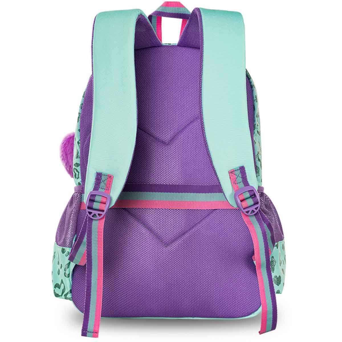 Eazy Kids 17" Love 3-in-1 School Bag with Lunch Bag & Pencil Pouch