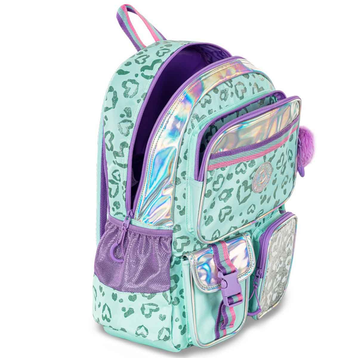Eazy Kids 17" Love 3-in-1 School Bag with Lunch Bag & Pencil Pouch