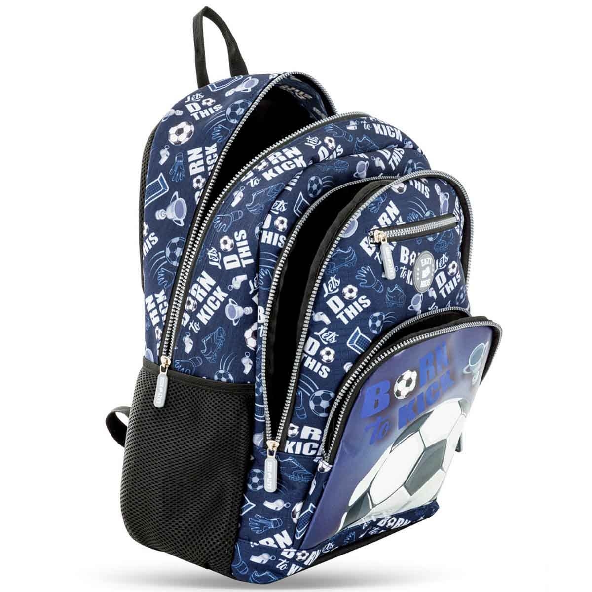Eazy Kids 18" Football 3-in-1 Backpack with Lunch Bag & Pencil Case