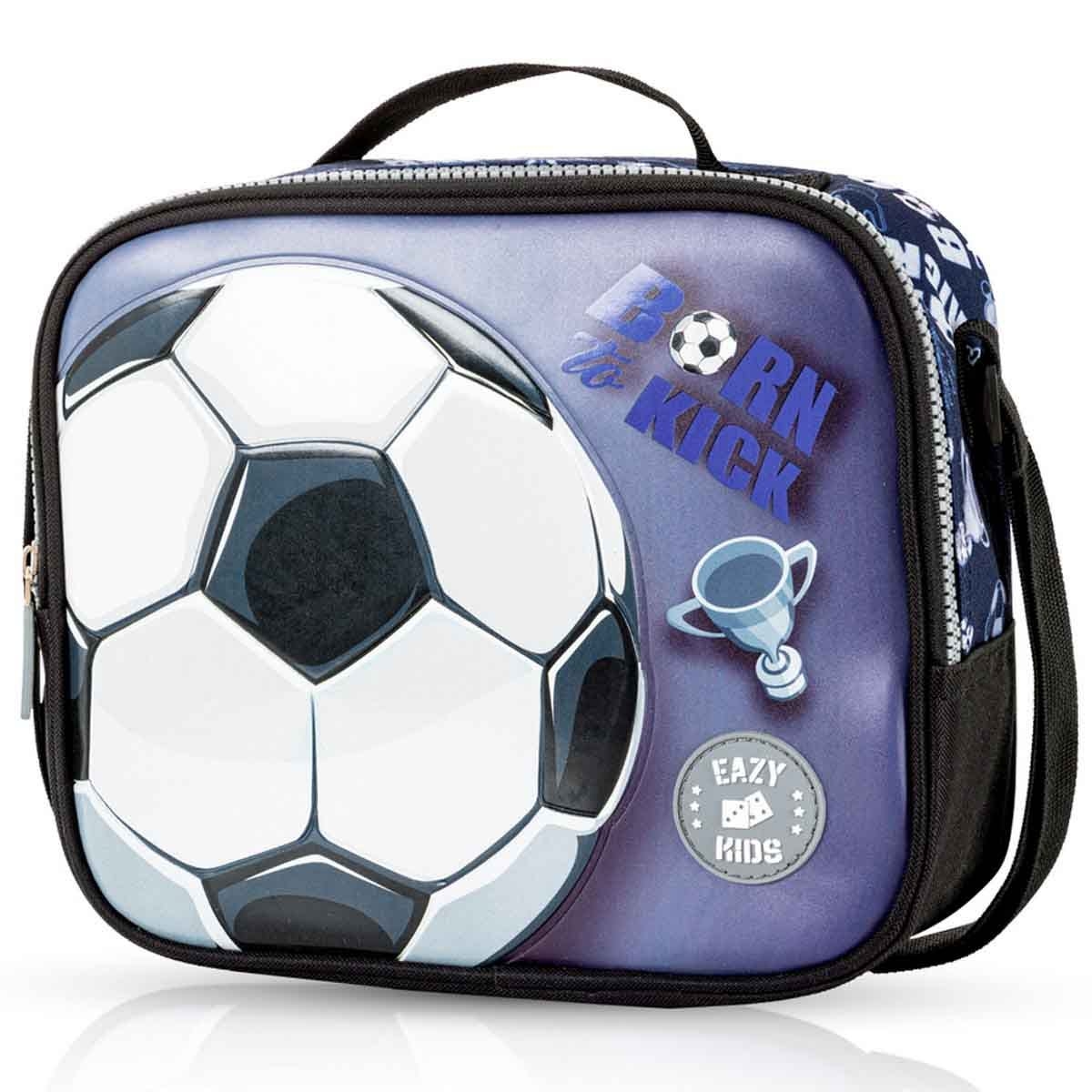 Eazy Kids 18" Football 3-in-1 Backpack with Lunch Bag & Pencil Case