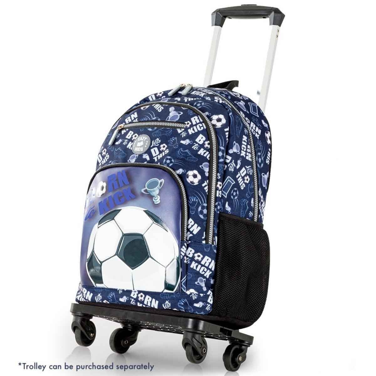 Eazy Kids 18" Football 3-in-1 Backpack with Lunch Bag & Pencil Case