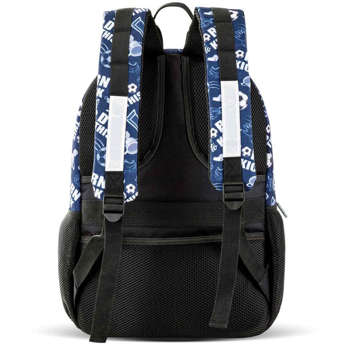 Eazy Kids 18" Football 3-in-1 Backpack with Lunch Bag & Pencil Case