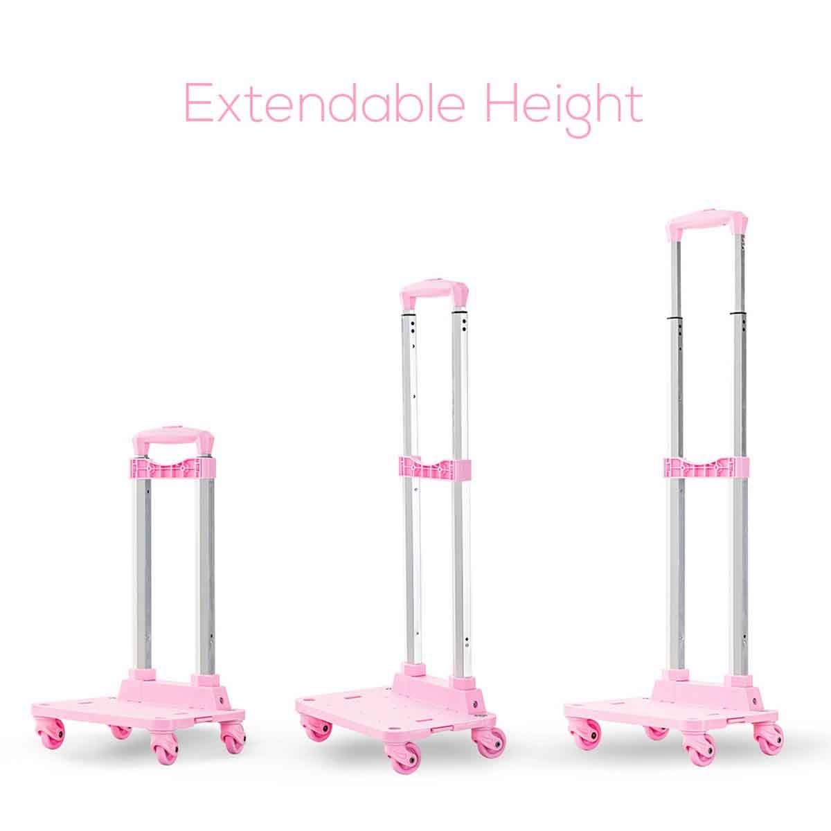 إيزي كيدز حقيبة ظهر ثلاثية الأبعاد 4 في 1 مقاس 18 إنش بتصميم باترفلاي مع عربة 4 عجلات وحقيبة غداء ومقلمة