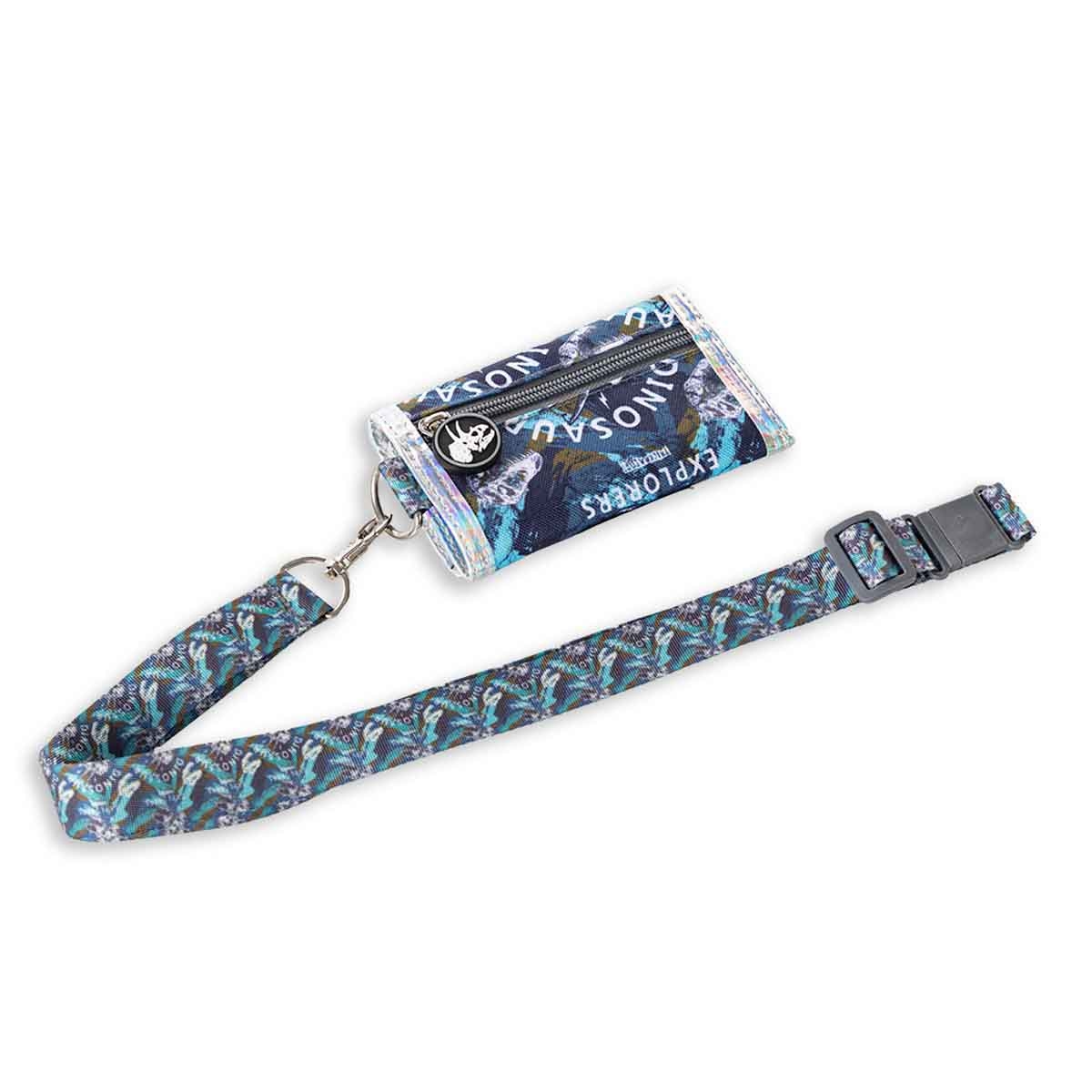 إيزي كيدز حقيبة ظهر 8 في 1 مقاس 18 إنش بتصميم تي ريكس مع حقيبة غداء ومقلمة