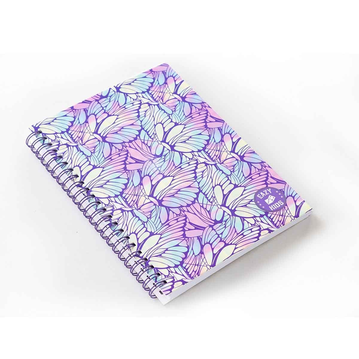 إيزي كيدز حقيبة ظهر ثلاثية الأبعاد 9 في 1 مقاس 18 إنش بتصميم باترفلاي مع عربة 4 عجلات وحقيبة غداء ومقلمة