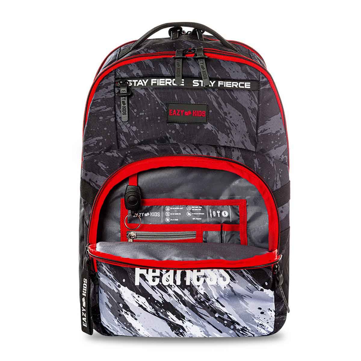 إيزي كيدز حقيبة مدرسية مقاس 20 إنش بتصميم فاست آند فيرلس مع عربة 4 عجلات وقسم للابتوب
