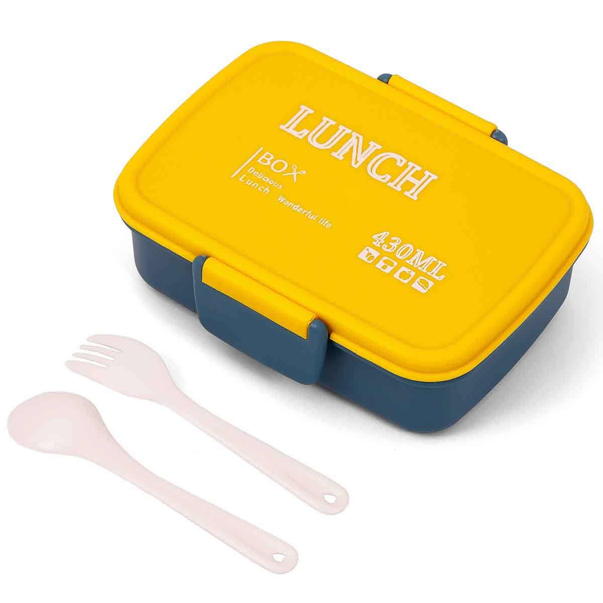 إيزي كيدز صندوق غداء 450 مل أزرق مع زجاجة للجنسين، 3-4 سنوات