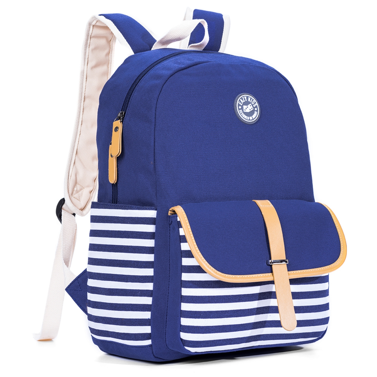 Eazy Kids Blue Classic School Bag Unisex, 3-4 Years