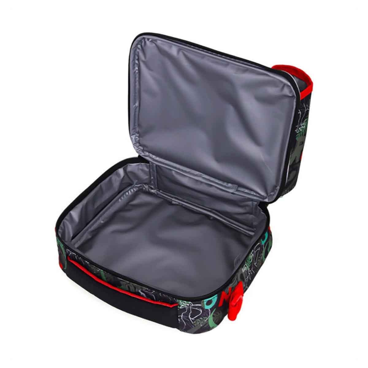 إيزي كيدز زجاجة ماء وعلبة غداء ديناصور باللون الأخضر