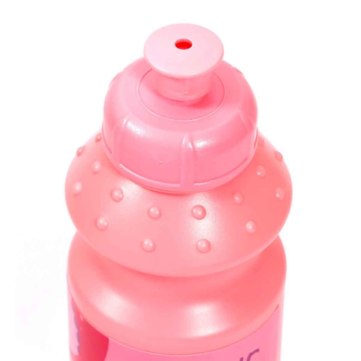 Eazy Kids Dino Pink Lunch Box & Water Bottle with Bag