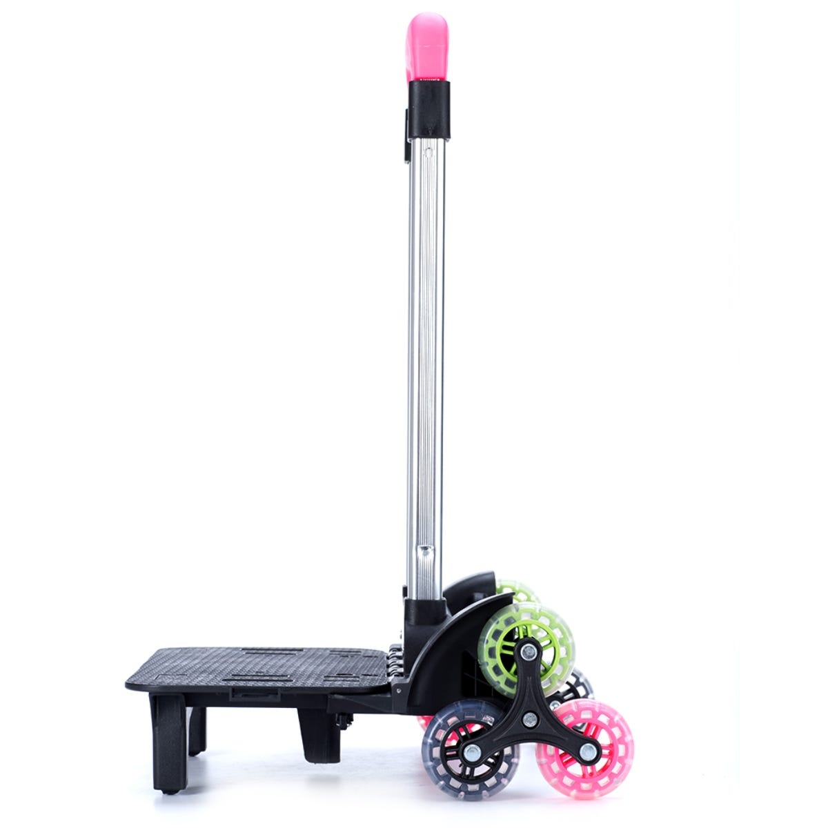 إيزي كيدز حقيبة مدرسية بعجلات باللون الوردي للجنسين من عمر 3 إلى 4 سنوات