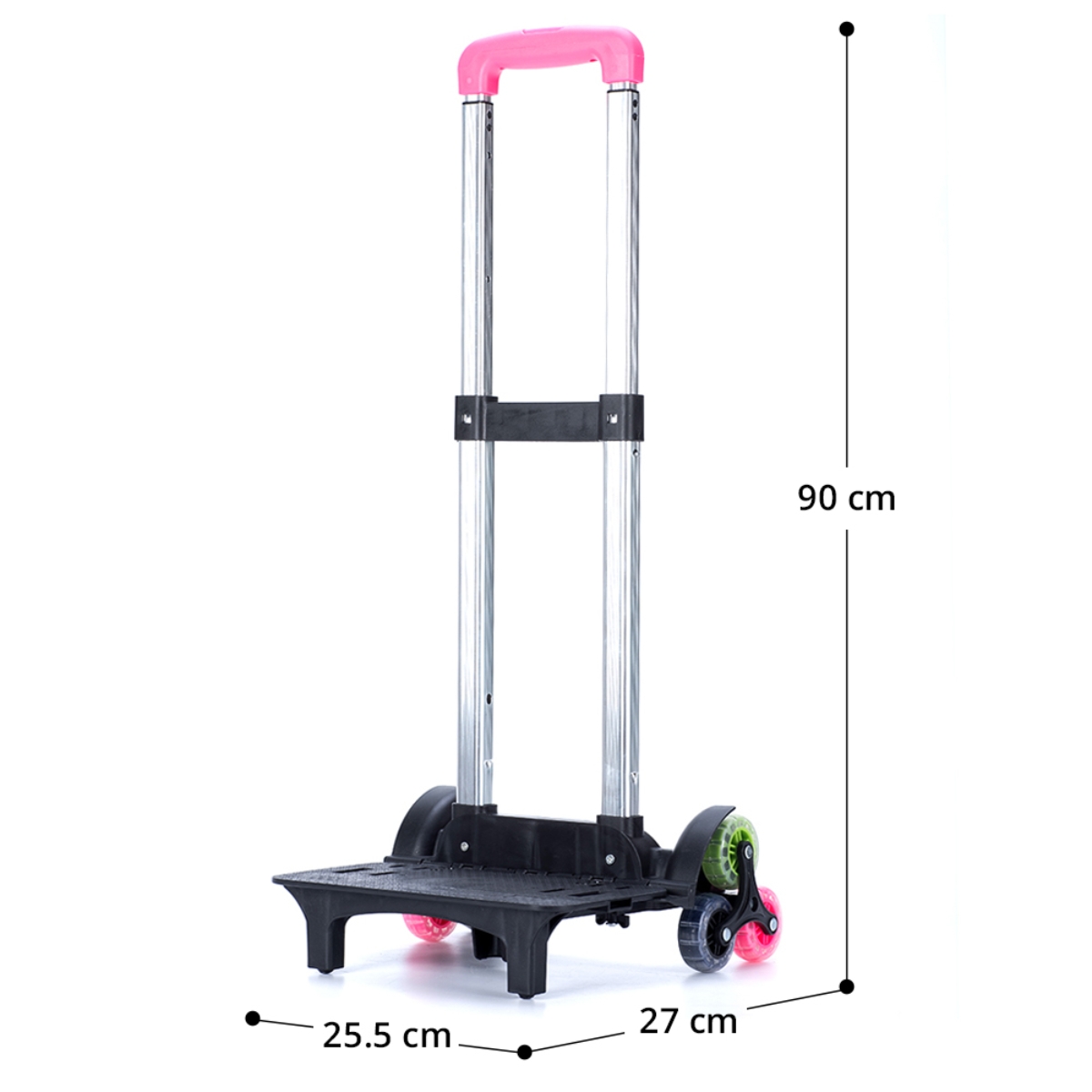 Eazy Kids Pink Universal School Bag Trolley Unisex, 3-4 Years