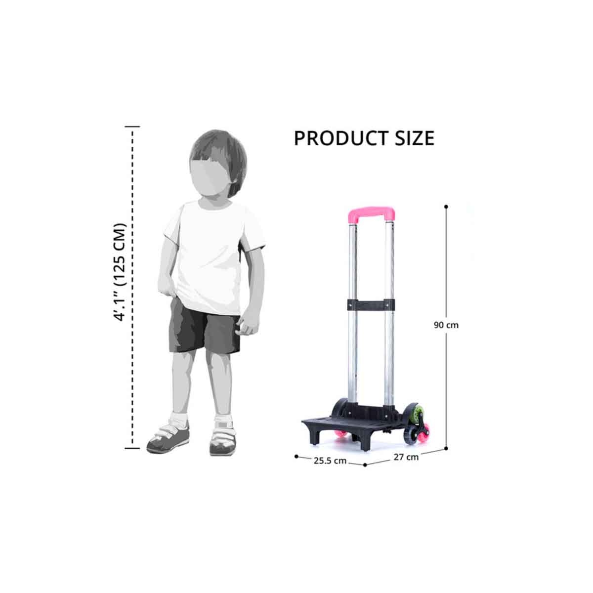 إيزي كيدز حقيبة مدرسية برينس يونيكورن مع ترولي