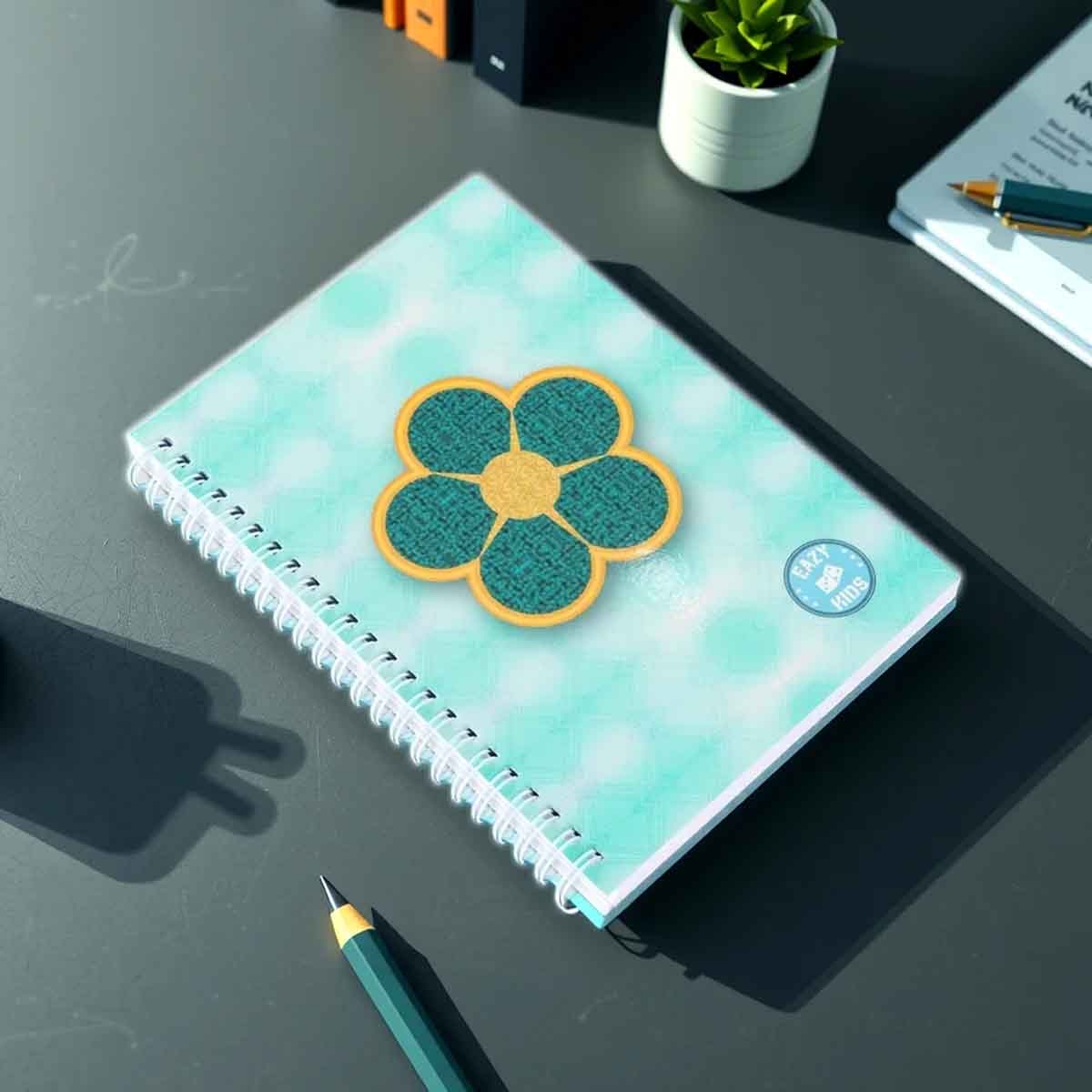 Eazy Kids Daisy Flower Spiral Diary