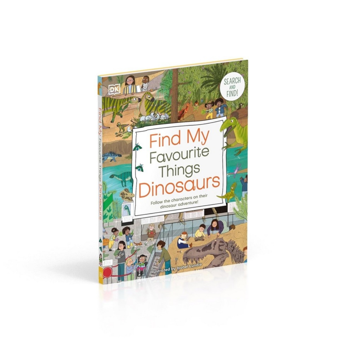 Find My Favourite Things Dinosaurs : ابحث واكتشف! تابع الشخصيات في مغامرتهم مع الديناصورات تأليف دي كيه - 1 فبراير 2024