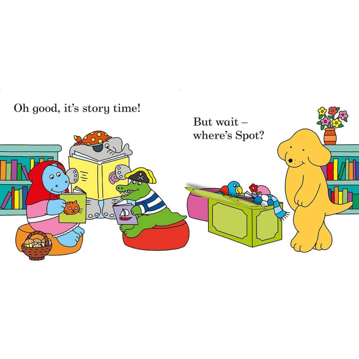 Find Spot at the Library: قصة بطيات قابلة للفتح تأليف إريك هيل - 21 فبراير 2019