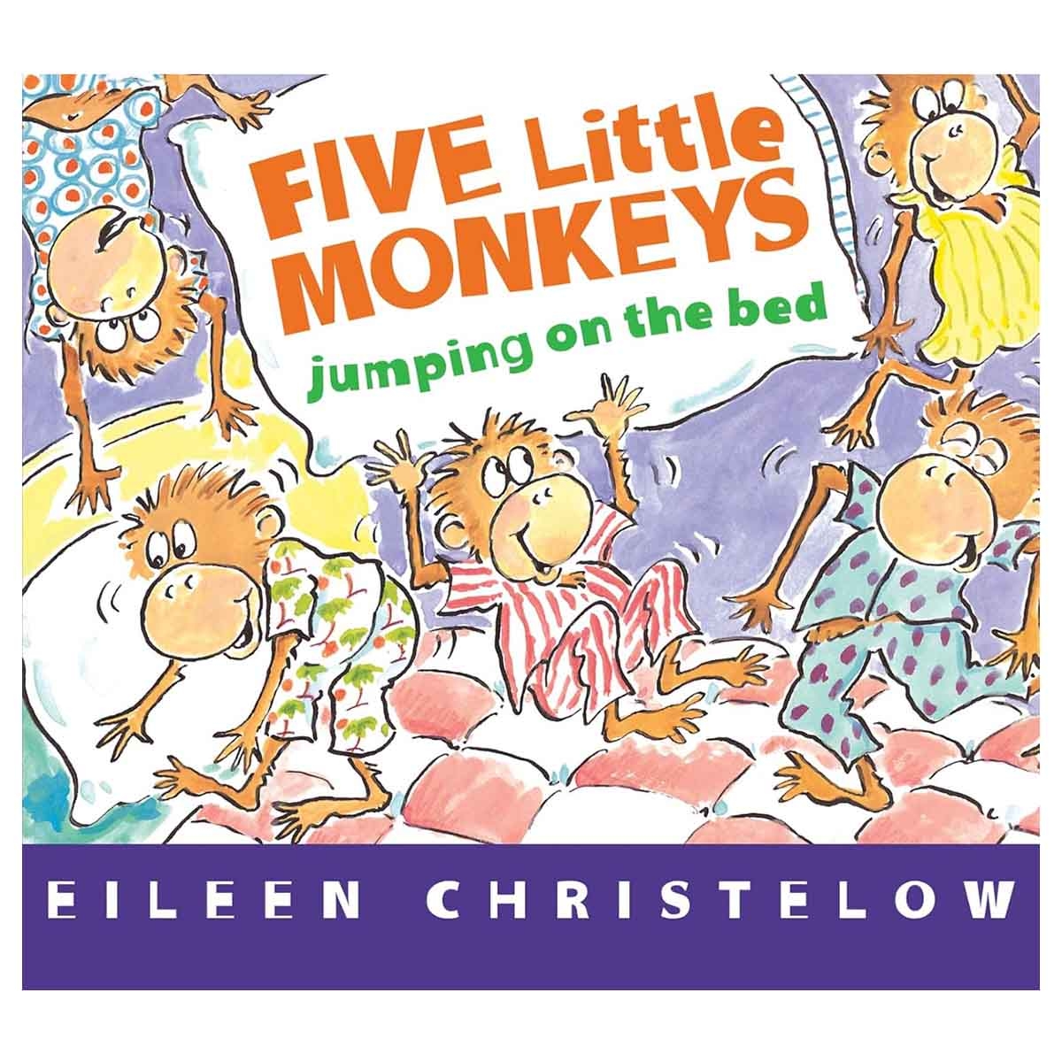 Five Little Monkeys Jumping on the Bed Board Book by Eileen Christelow - 2017-08