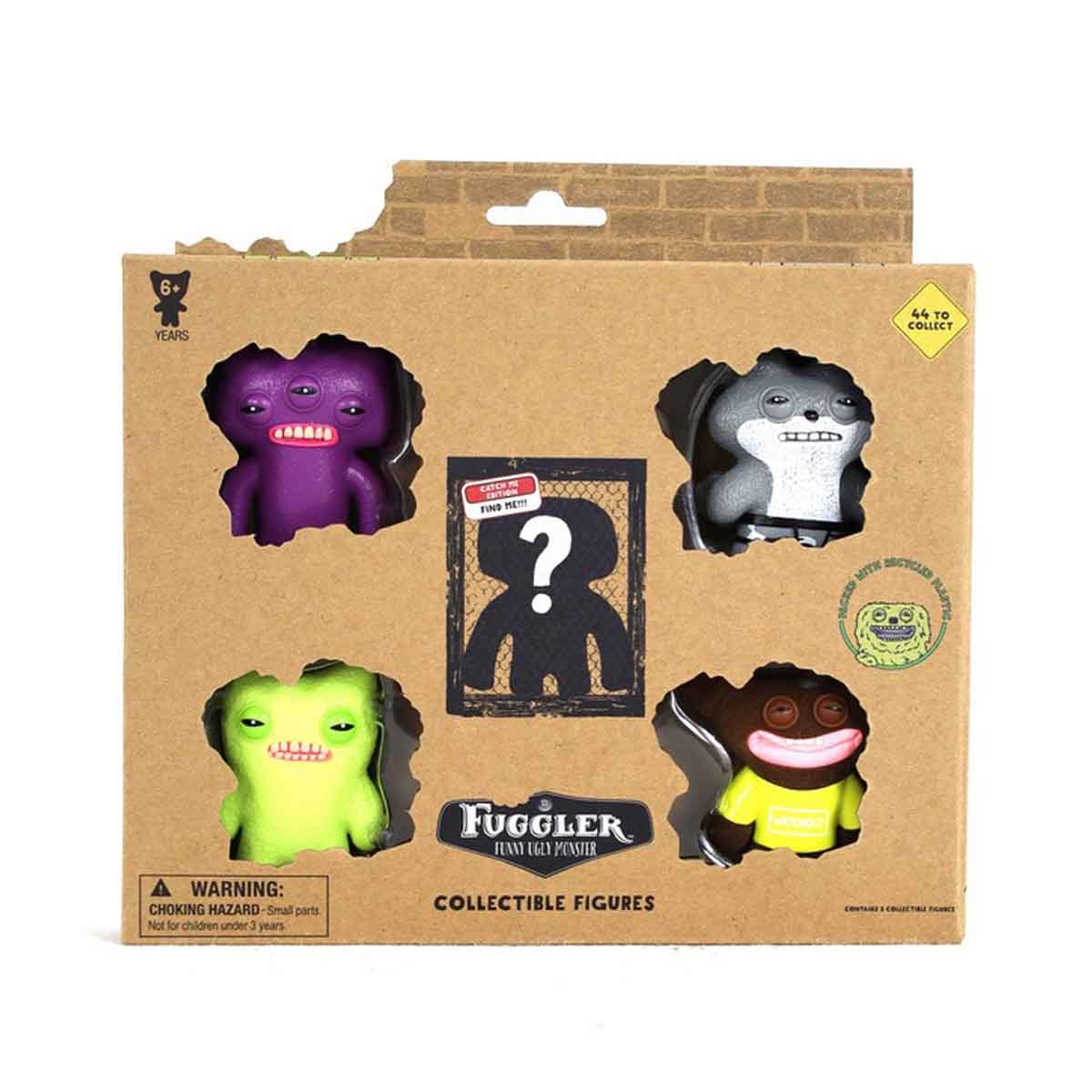 فاجلر مجموعة شخصيات أكشن مضحكة وحش قبيح متنوعة للجنسين عمر 5-7 سنوات مجموعة من 5