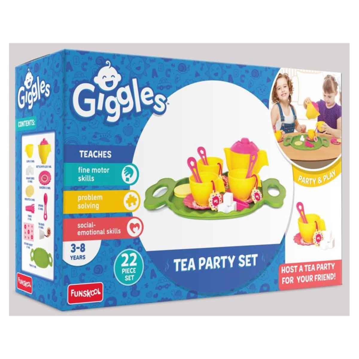 Funskool Giggles Tea Party Set Unisex, 3-4 Years