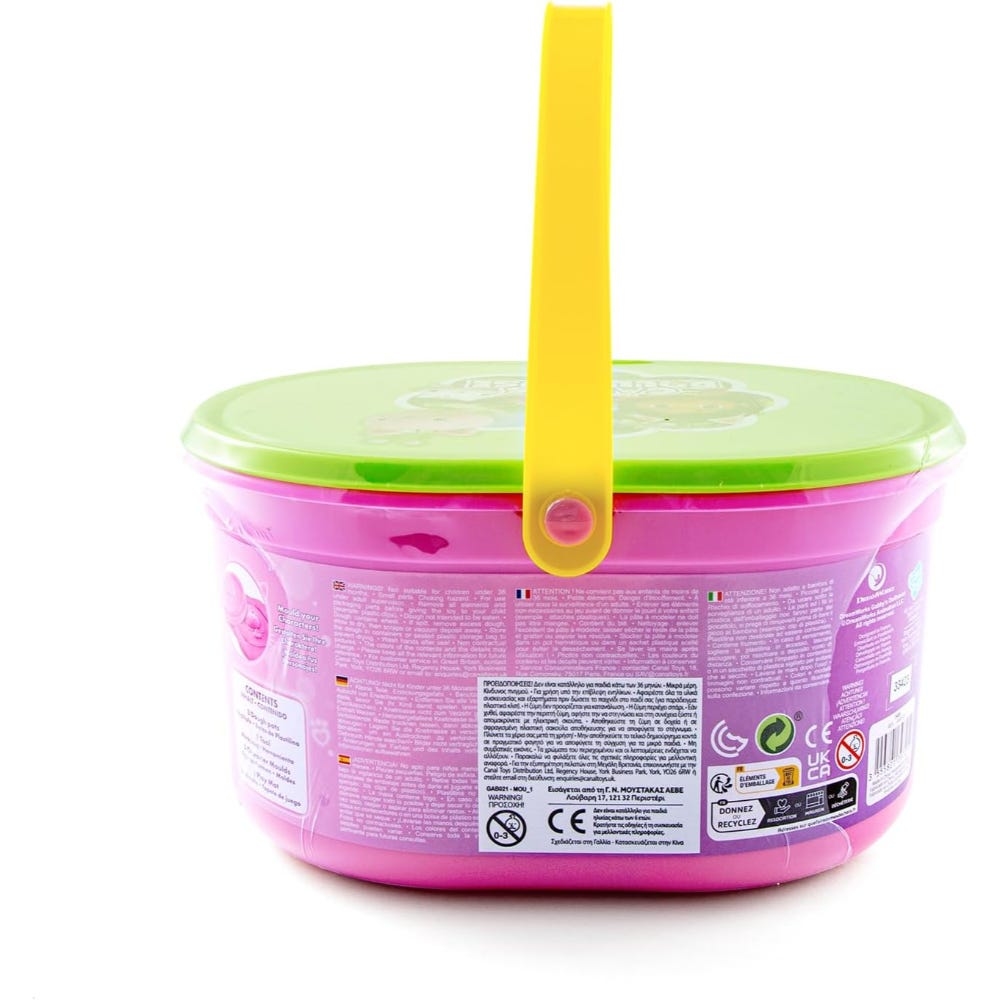 Gabby's Dollhouse Kitty Fairy Garden Bucket Dough Set Unisex, 3-4 Years