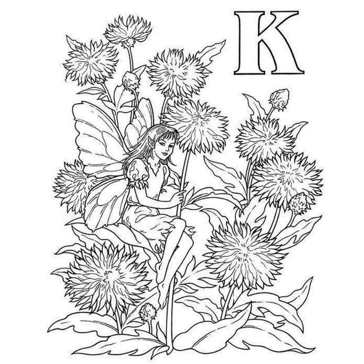 Garden Fairy Alphabet Coloring Book by Darcy May - 13 Sep 1996