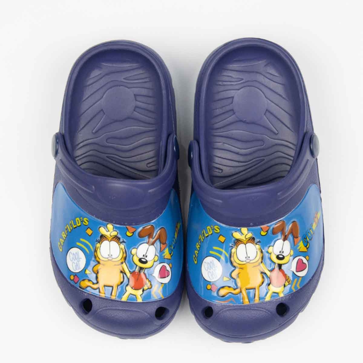 Garfield EU Dark Blue Lightweight & Comfortable Slip-On Sandals Kids Klogs Boys