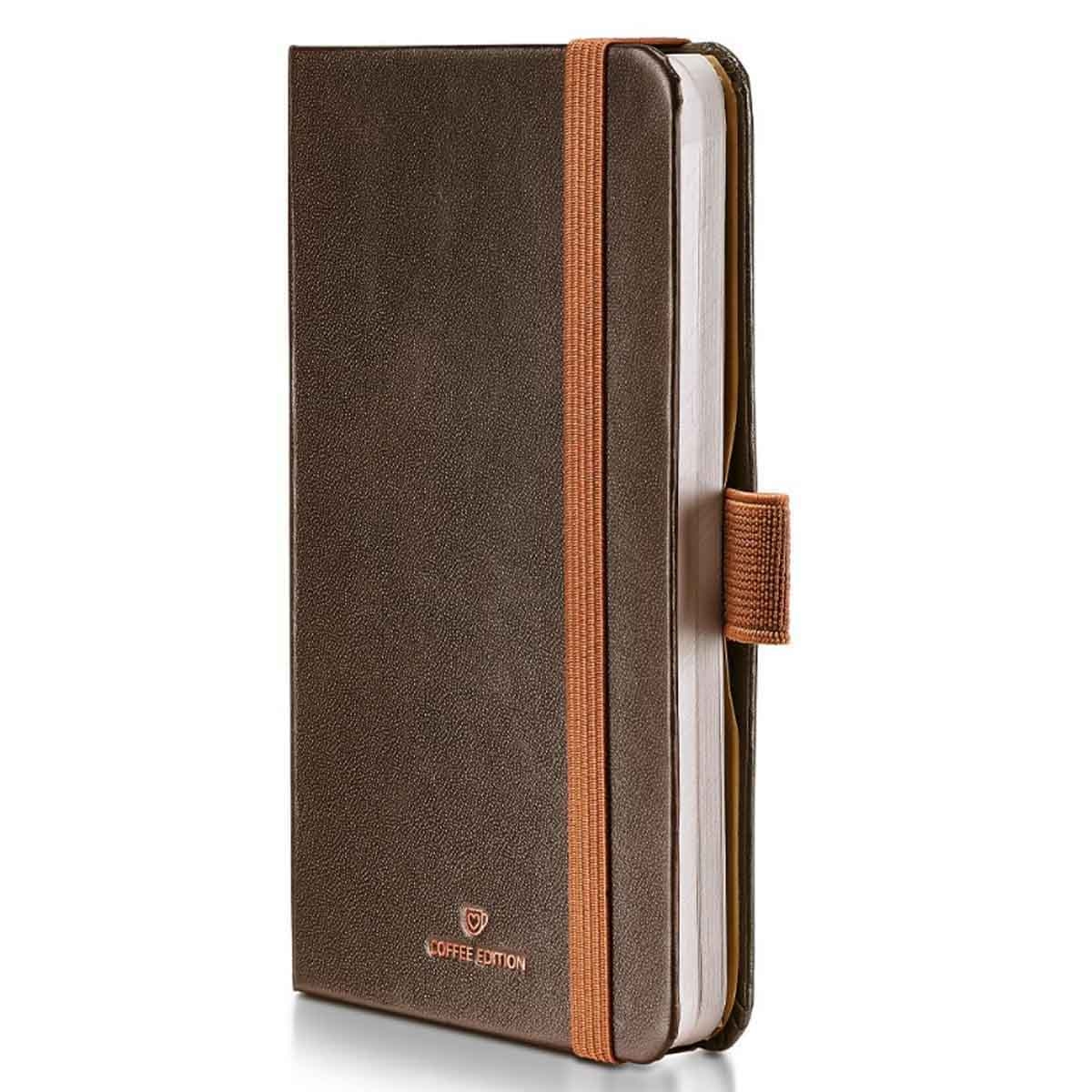 شيفر طقم هدية قلم حبر جاف VFM بني قهوة مطفي مع دفتر صغير لون قهوة