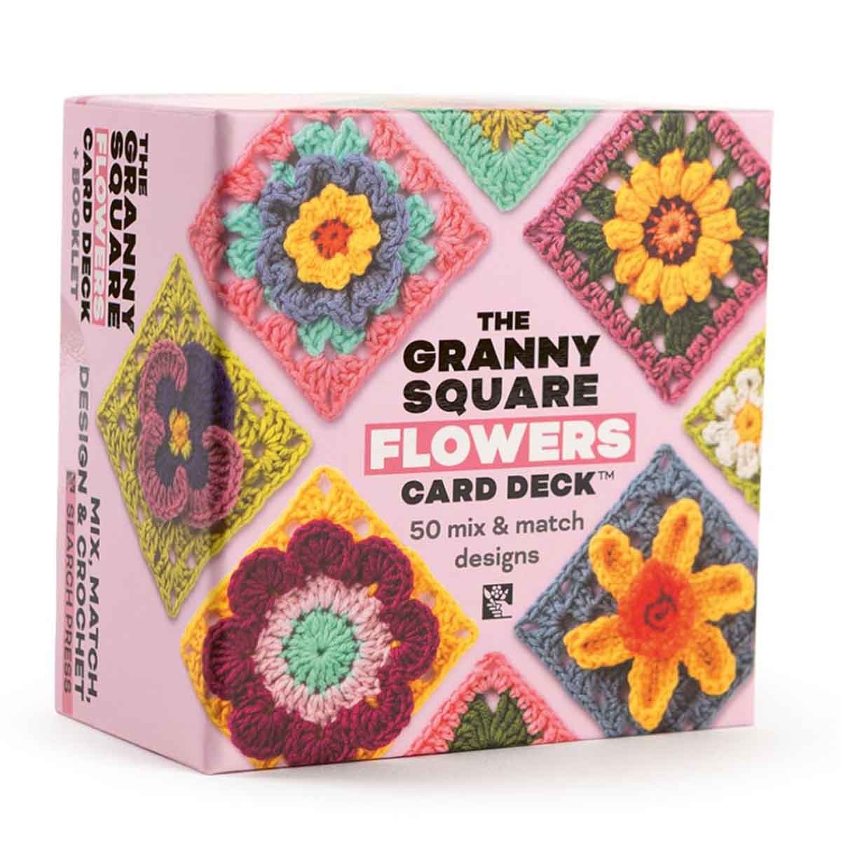 Granny Square Flowers Card Deck by Claire Montgomerie - 2025