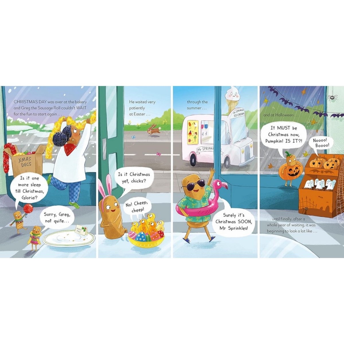 Greg the Sausage Roll: The Perfect Present by Mark Hoyle & Roxanne Hoyle - 24 Oct 2023