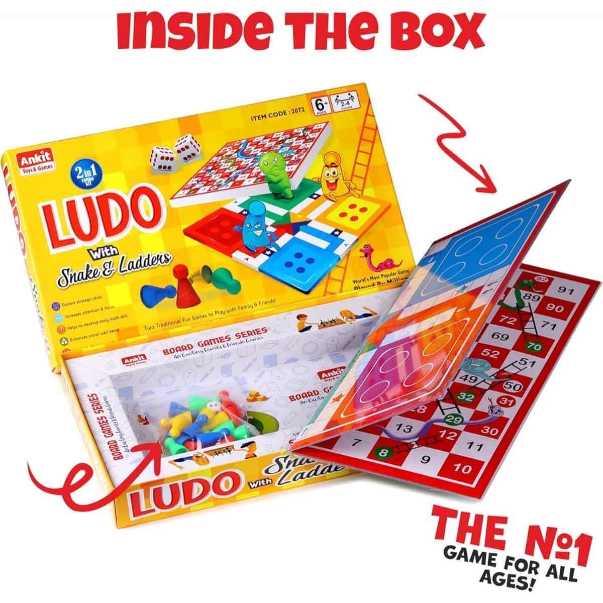 Hasbro Guess Who? with Ankit Toys 2-in-1 Ludo & International Business Board Game Bundle Pack Unisex, 5-7 Years