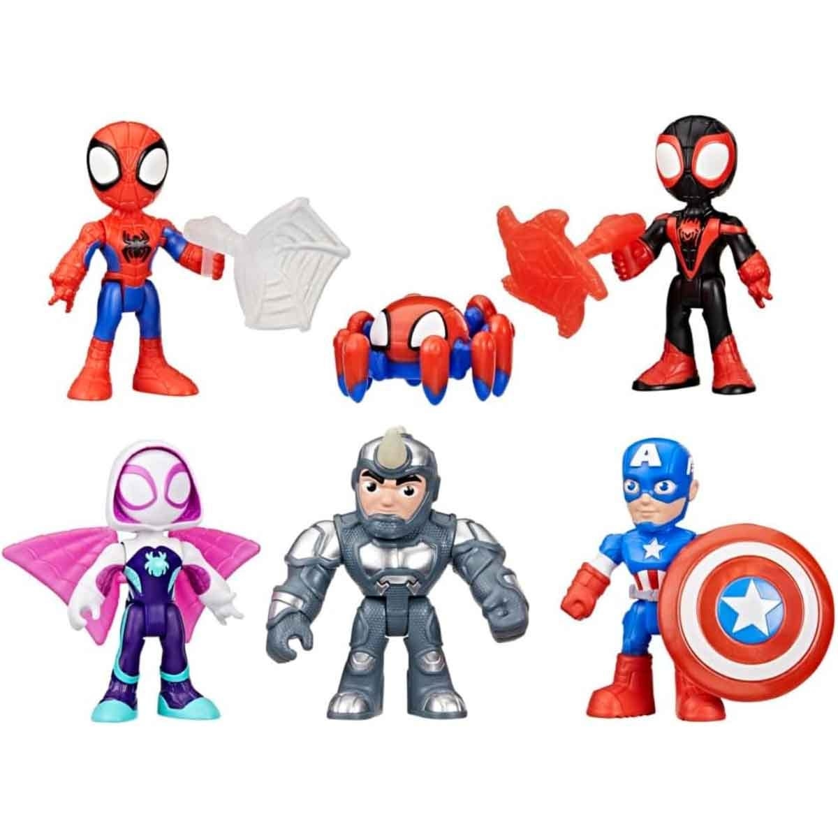 Hasbro Spidey Amazing Friends Rhino Roundup Playset Unisex, 3-4 Years