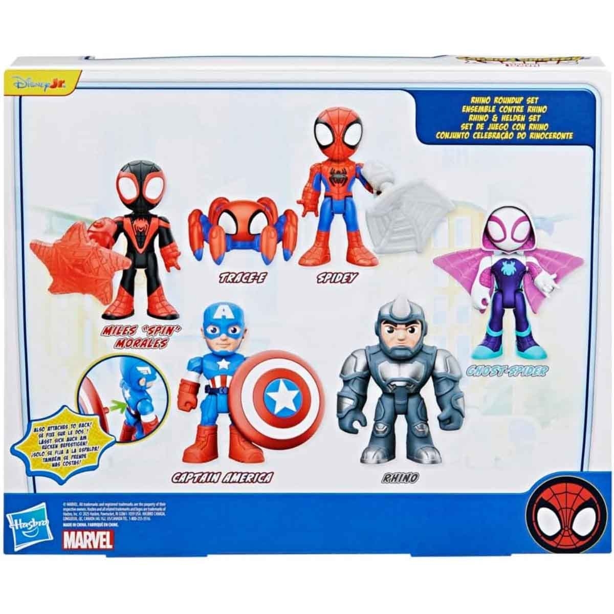 Hasbro Spidey Amazing Friends Rhino Roundup Playset Unisex, 3-4 Years