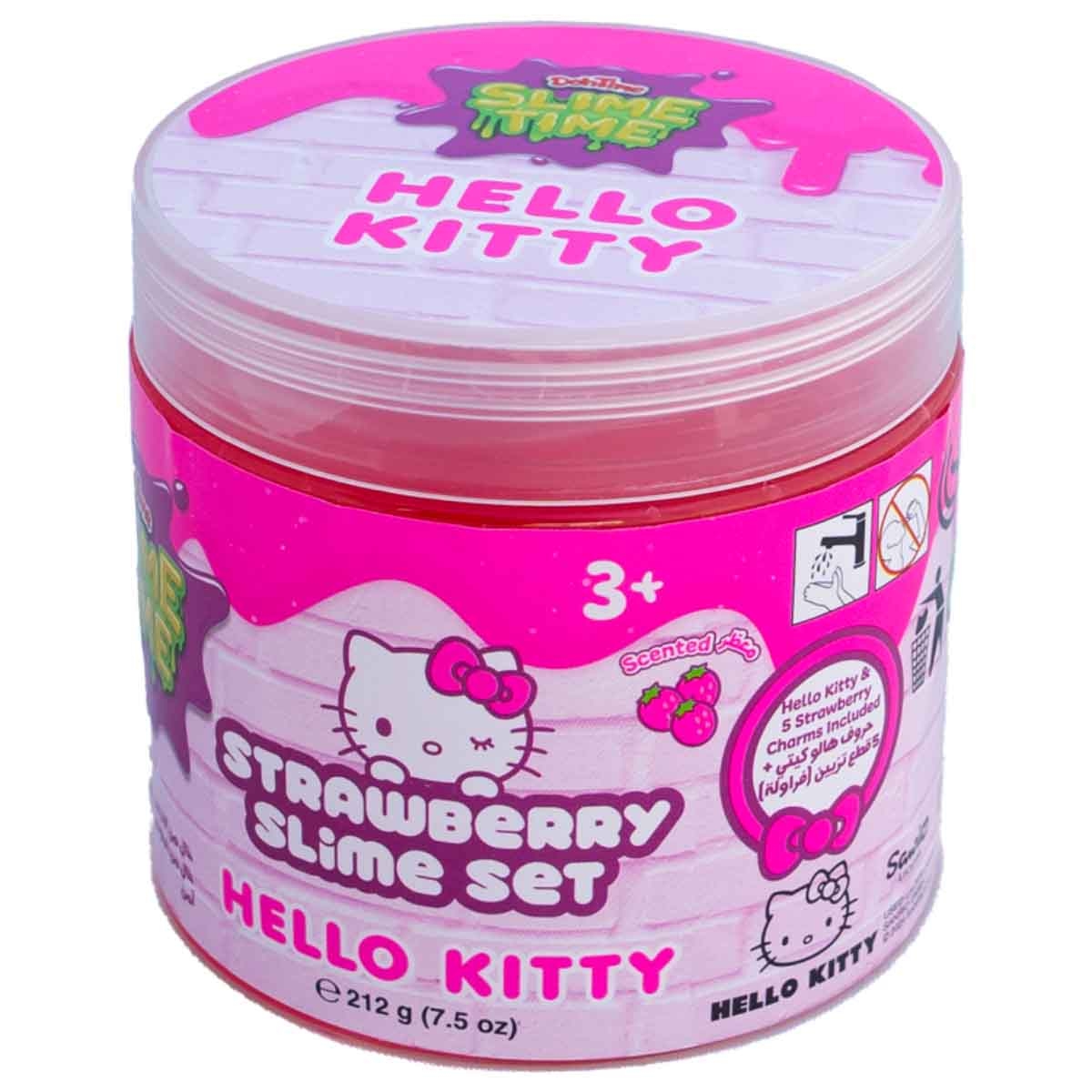 Hello Kitty Strawberry Scented Slime Set Unisex, 3-4 Years
