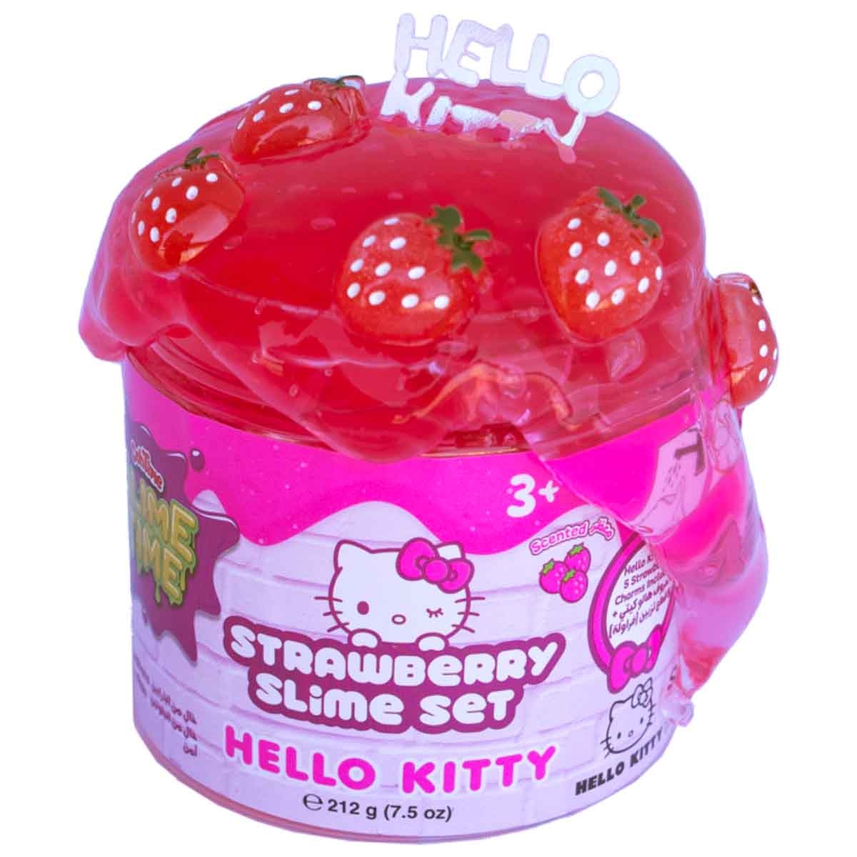 Hello Kitty Strawberry Scented Slime Set Unisex, 3-4 Years