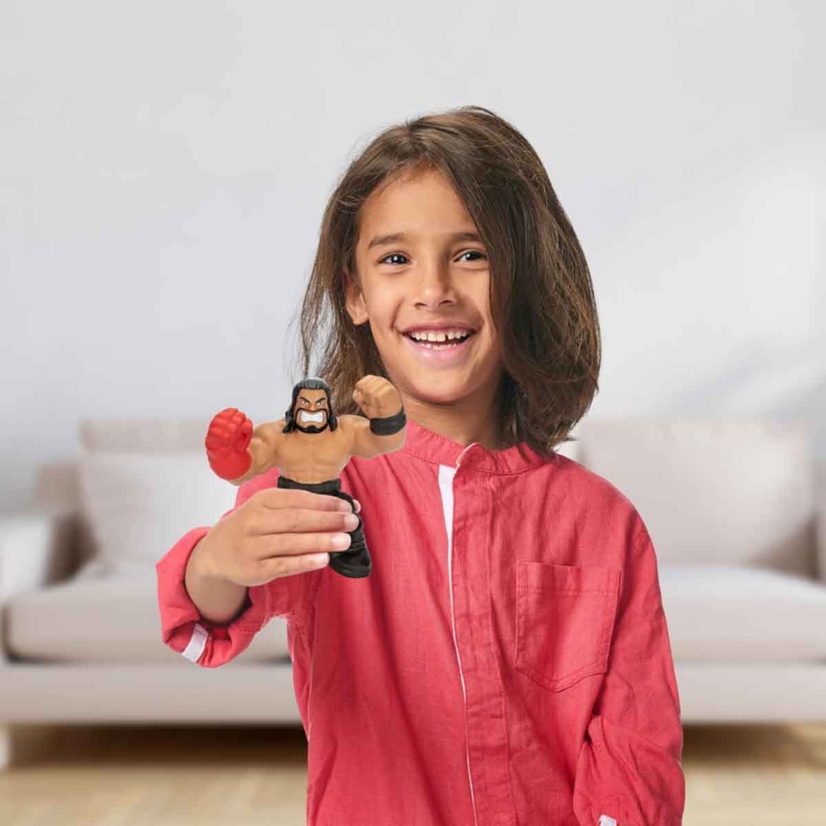 هيروز أوف جو جيت زو شخصيات أكشن 4.5″ دبليو دبليو إي سوبرستار رومان رينز وكودي رودز ماتش أب، مجموعة من 2 للجنسين، من عمر 5-7 سنوات