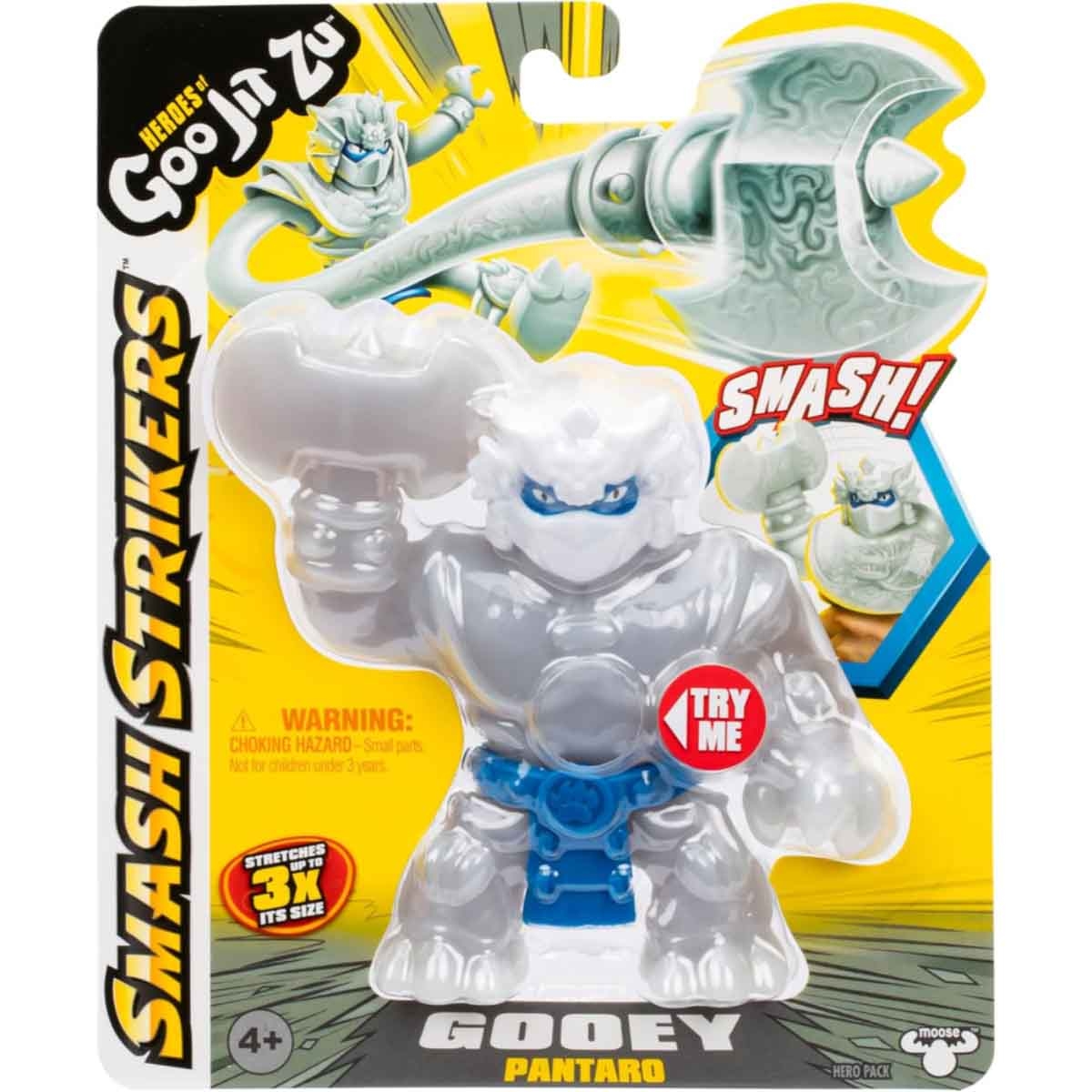 Heroes of Goo Jit Zu 5″ Gooey Pantaro Smash Strikers Action Figure Unisex, 5-7 Years