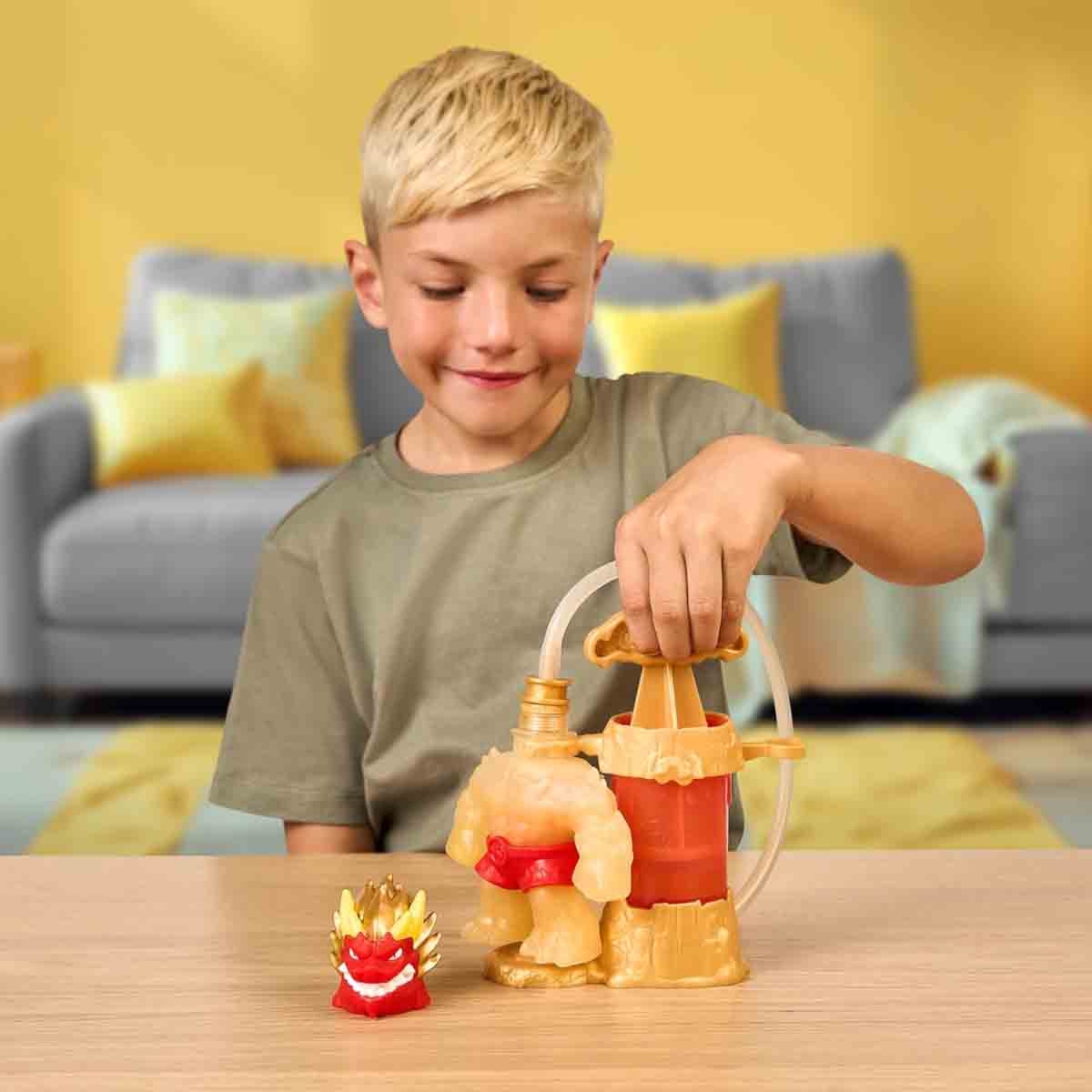 هيروز اوف جو جت زو S2 طقم لعب بليزاغون جلوي ان ذا دارك هيرو كرياتور مع 3 حشوات جو مميزة للأولاد، 5-7 سنوات