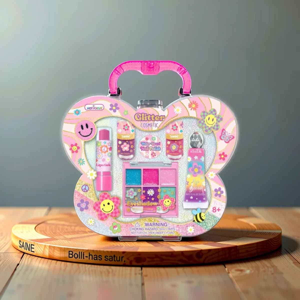 Hot Focus 068GF Glitter Cosmetic Set Girls, 8-10 Years