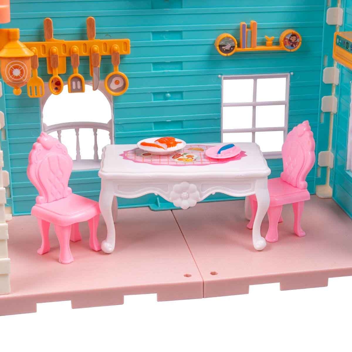 هوايدا تويز مجموعة فيلا ودمية مع إضاءة وبخار ضبابي، للجنسين، 3-4 سنوات