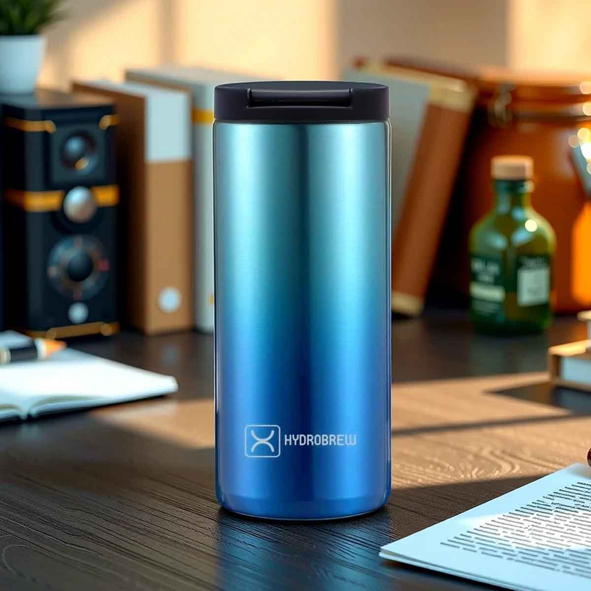 HYDROBREW 400ml Double Wall Insulated Tumbler Water Bottle Unisex, 3-4 Years