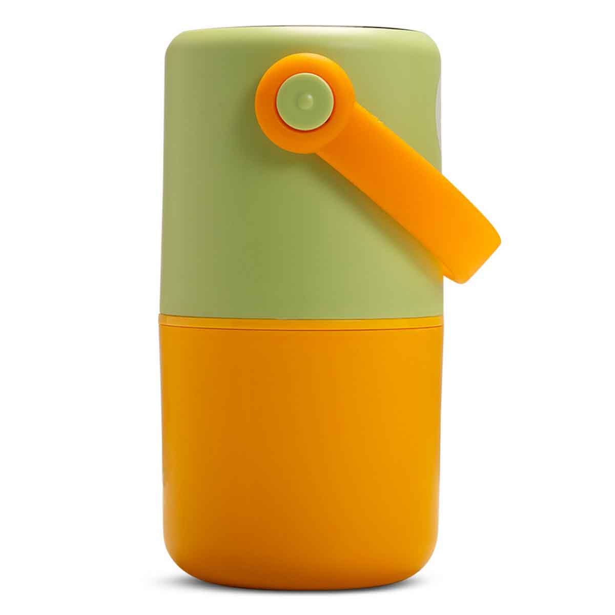 HYDROBREW Sage/Amber Double Decker Stainless Steel Lunch Box with Folding Spork