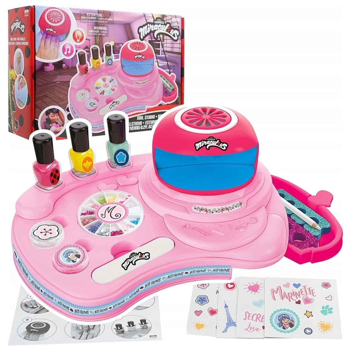 Ily Fashion Bandz Jewelry Egg & Miraculous Manicure Bundle Pack Girls, 5-7 Years