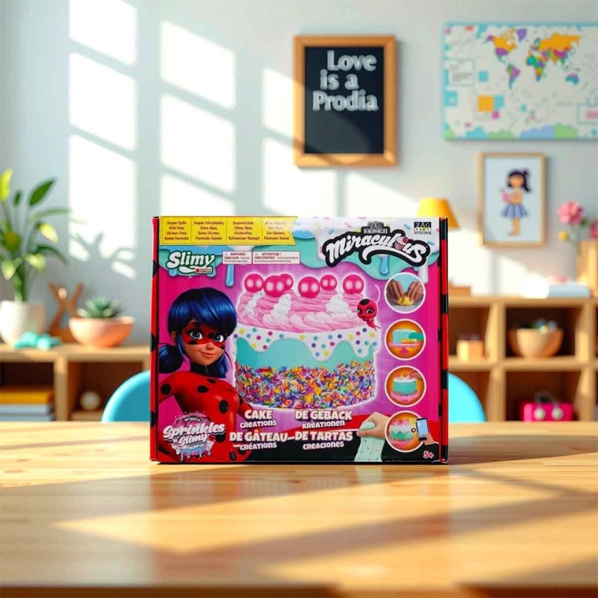 Ily Swirl & Reveal Bracelets & Miraculous Birthday Cake Slime Kit Bundle Pack Girls, 5-7 Years