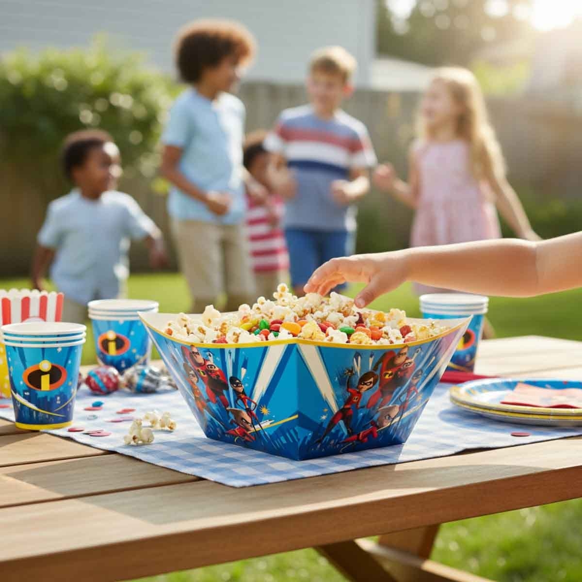 ديزني إنكريدبلز 2 مجموعة أوعية ورقية عدد 3 قطع