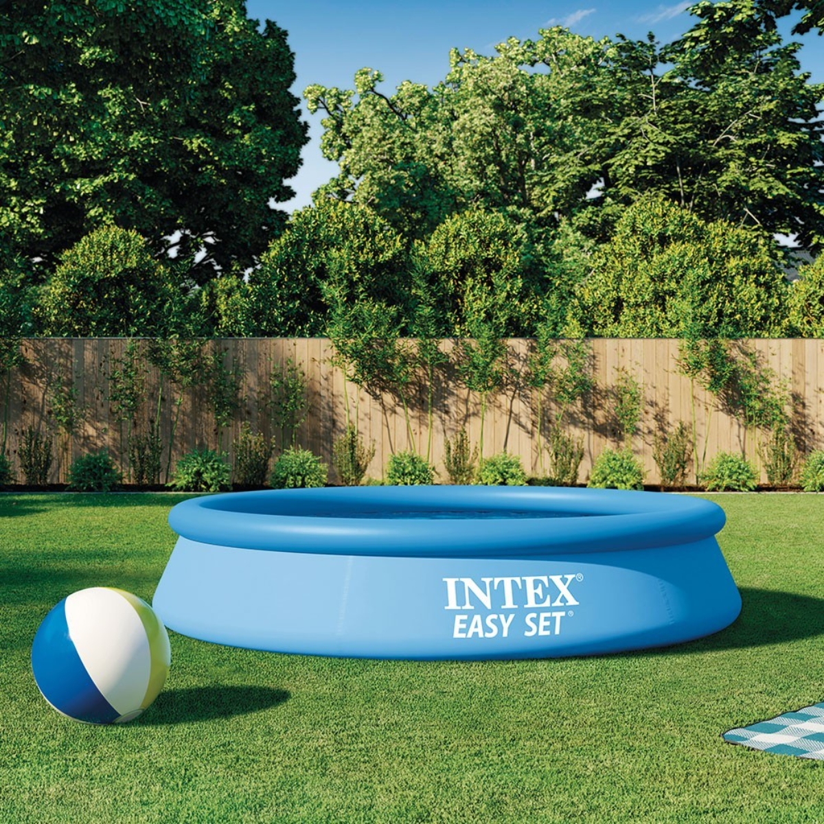 Intex 120″ x 24″ Easy Set Swimming Pool Set Unisex, 5-7 Years