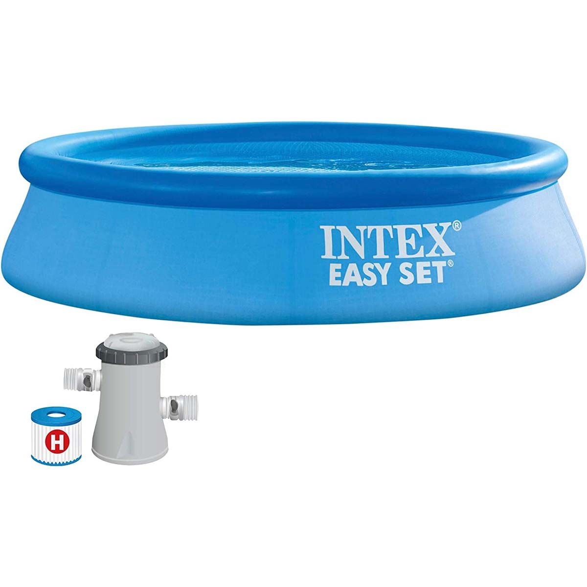 Intex 120″ x 24″ Easy Set Swimming Pool Set Unisex, 5-7 Years