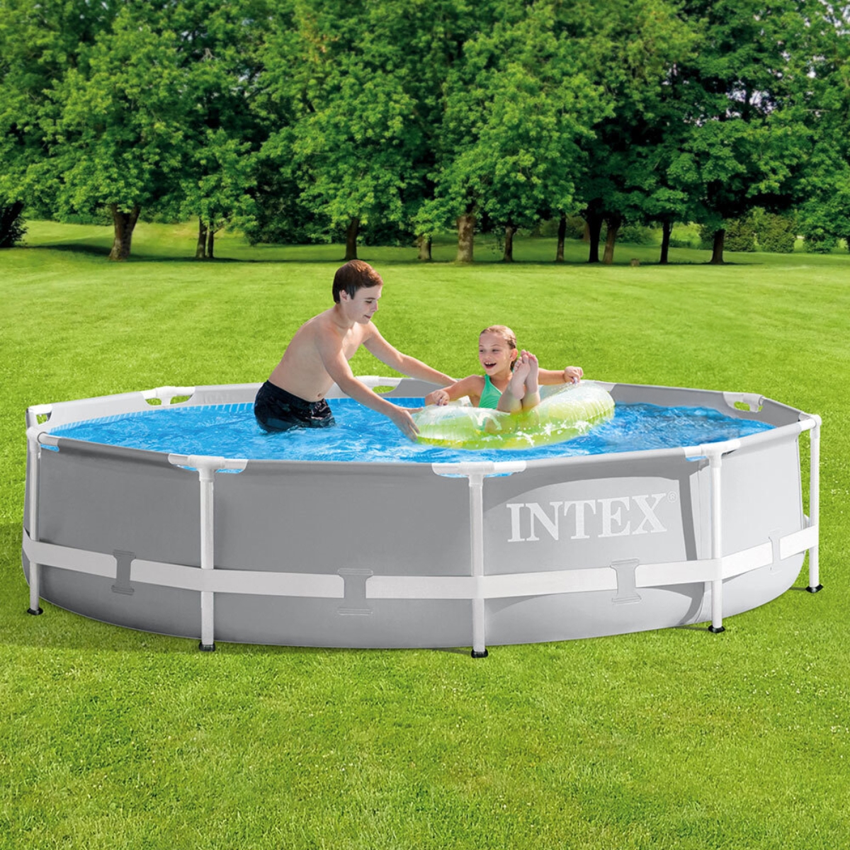 Intex 120″ x 30″ Prism Frame Premium Pool Set Unisex, 5-7 Years